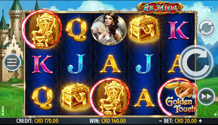 Slot a tema Re Mida e King Midas: varianti online del mito dell'oro