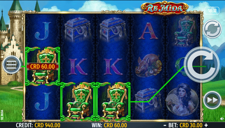 Re Mida slot gratis in modalità demo senza deposito
